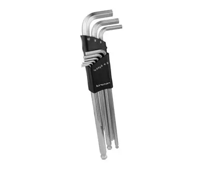 Шестигранники Birzman Hex Key Ball Point, набор 9 штук, BM20-ST-ATC02-K