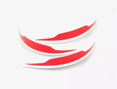 Щитки от грязи для велоочков 100% Accuri Forecast Replacement Mud-Flap Kit, 3 штуки, 51126-610-02