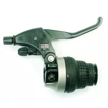 Шифтер/ручка тормоза SHIMANO SB-C055, левая, 3 передачи, трос переключения 1800 мм, ASBC0552LNBL