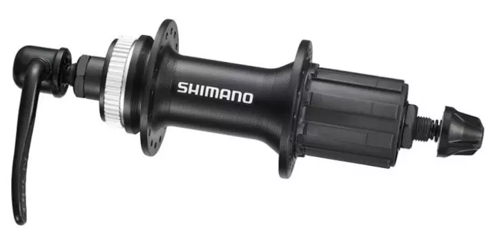 Велосипедная втулка Shimano RM35, задняя, под кассету, 32 отверстия, 8/9 скоростей, QR, EFHRM35BZALP