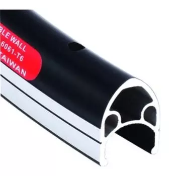 Обод велосипедный 28" A-M5 SHINING, двойной, индикатор износа, черный, 6-162825