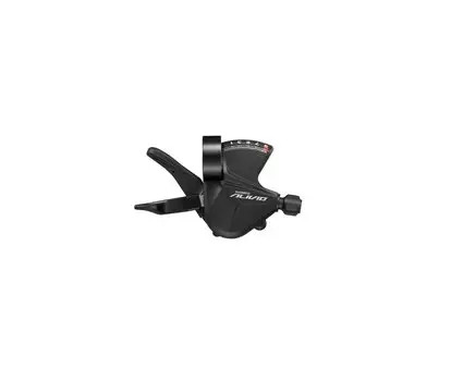 Шифтер Shimano Alivio, M3100, правый, 9 скоростей, индикатор, трос 2050мм, черный, без упаковки, ASLM3100RC