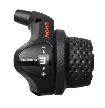 Шифтер SHIMANO NEXUS ASL3S41E160LS REVOSHIFT, левый, 3скорости, трос+рубашка, 1600 мм+ Bell Crank, черный, 2-3159