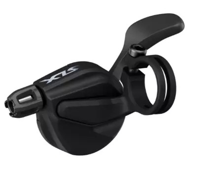 Шифтер SHIMANO SLX M7100, левый, 2 скорости. крепление на хомут, ISLM7100LBP