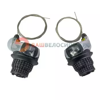 Шифтер SHIMANO Tourney, RS45, левый/правый, 3x6скоротсей, трос+оплетка ESLRS45P6A