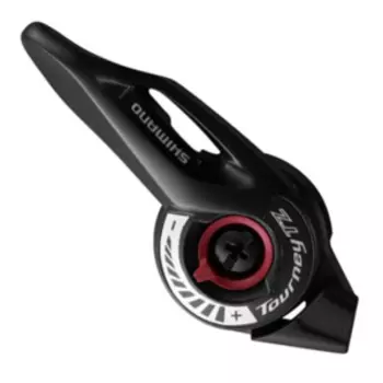 Шифтер Shimano Tourney SL-TZ500, левый, 3 скорости, трос 1800 мм, frict, ASLTZ500LNB