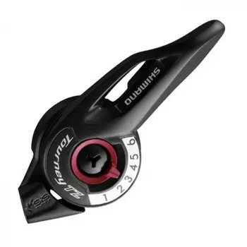 Шифтер Shimano Tourney SL-TZ500, правый, на 6 скоростей, трос 2050 мм, ESLTZ5006RA