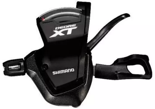 Шифтер Shimano XT M8000 2-3 скорости, левый c хомутом, KSLM8000LBP2