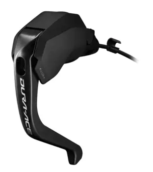 Шифтер/Тормозная ручка Shimano Dura-Ace Di2 ST-R9180, левый, 2 скорости, с проводом 85 мм, c тросом, ISTR9180L