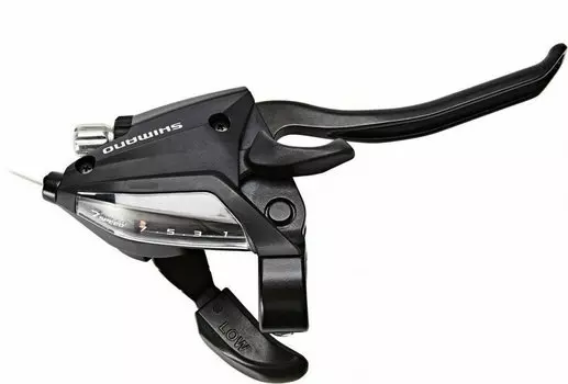 Шифтер/тормозная ручка SHIMANO SHIMANO ST-EF500-7R, правый, 7 скоростей, черный, ASTEF5002RV7CL