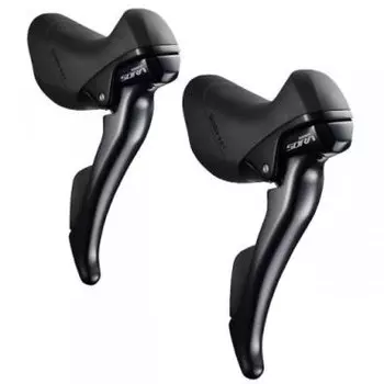 Шифтер/тормозная ручка Shimano Sora ST-R3000, левый и правый, 2x9 скоростей, черный, ESTR3000DPA