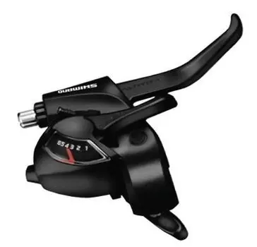 Шифтер/тормозная ручка SHIMANO TOURNEY ASTEF41R6AL, правый, 6 скоростей, 2050 мм, черный, 2-4016