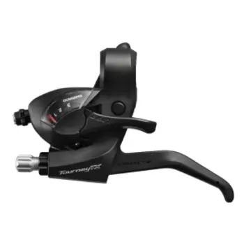 Шифтер/тормозная ручка SHIMANO TOURNEY ST-TX800-L, левый, комбинированный, 3 скорости, 22,2мм, черный, ASTTX800LBL