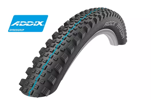 Велопокрышка Schwalbe ROCK RAZOR 27.5"x2.60, ADDIX SpeedGrip, SnakeSkin, TL APEX, 11601013