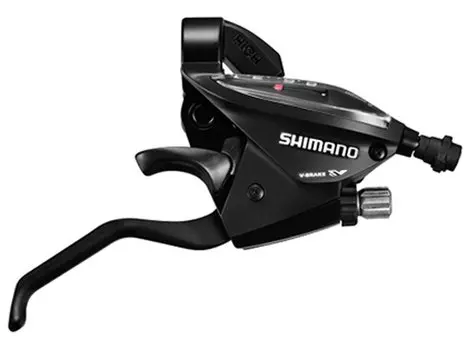Шифтер велосипедный с тормозной ручкой Shimano Tourney EF510, правый, 8 скоростей, ESTEF5102RV8AL