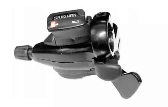 Шифтер велосипедный SAIGUAN KD-71-8SI, правый, 8 скоростей, триггер, черный, RSLKD718SI01