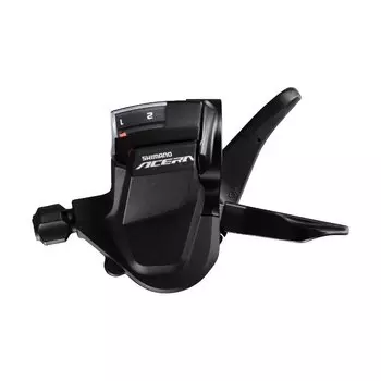 Шифтер велосипедный SHIMANO Acera, M3010, левый, 2скорости, трос 1800мм, без упаковки, ASLM3010LB