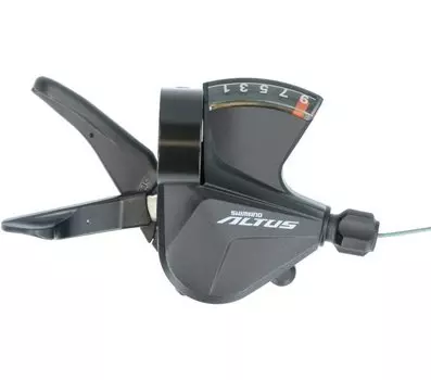 Шифтер велосипедный Shimano Altus M2010, правый, 9 скоростей, трос 2050мм, ESLM20109RA