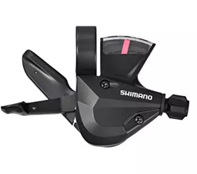 Шифтер велосипедный Shimano Altus, M310, правый, 7 скоростей, трос 2050 мм, нержавеющая сталь, ESLM310R7AT
