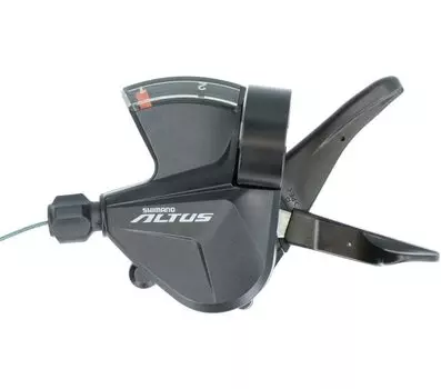 Шифтер велосипедный SHIMANO Altus Shimano M2010, левый, 2 скорости, трос 1800мм, ESLM20102LB
