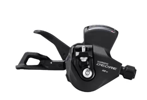 Шифтер велосипедный SHIMANO Deore M4100-R, правый, 10 S, I-Spec EV, с индикатором, трос с SP41 1880мм, ISLM4100IRAP