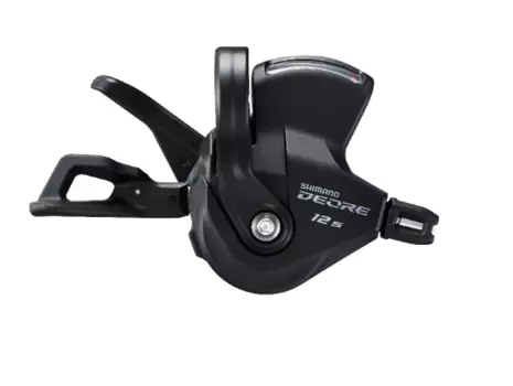 Шифтер велосипедный SHIMANO Deore M6100-R, правый, 12 скоростей, на хомут, c индикатором, трос с SP41, ISLM6100RAP