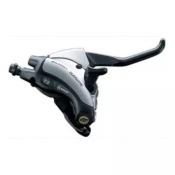 Шифтер велосипедный SHIMANO, правый, 8 передач, 2050 мм, для V-BRAKE, серебрянный, ASTEF29R8AS