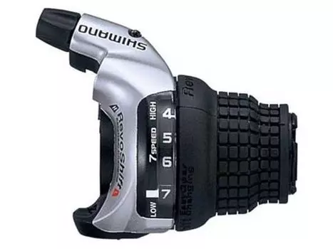 Шифтер велосипедный SHIMANO SL-RS45-7R TOURNEY REVO SHIFT, правый, 7 скоростей, трос 2600мм, ASLRS45R7D