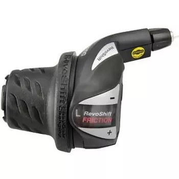 Шифтер велосипедный Shimano Tourney RevoShifter SL-RS36-LN BT, левый, 3-скоростной, с тросом 1800 мм, ST (590130)