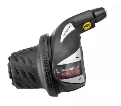 Шифтер велосипедный SHIMANO Tourney RevoShifter SL-RS36-LS BT, левый, 3 скорости, трос 1800 мм, 590129