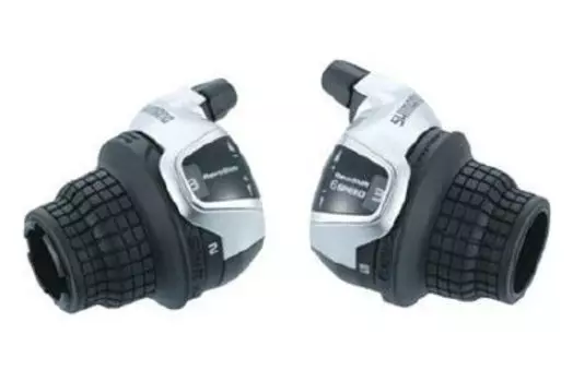 Шифтер велосипедный Shimano Tourney, RS43, левый/правый, 3x6ск трос+оплетка ESLRS43P6A