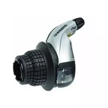 Шифтер велосипедный Shimano Tourney, RS45, левый, 3 скорости, трос 1800мм, ASLRS45LSAT