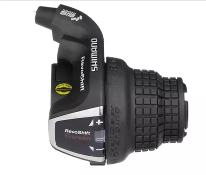 Шифтер велосипедный SHIMANO TOURNEY SL-RS35, Revoshift, правый, 6 скоростей , 22,2 мм, ASLRS35R6CT