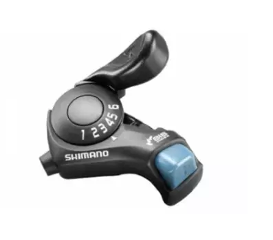 Шифтер велосипедный SHIMANO TOURNEY TX30-6R, триггер, правая, 6 скоростей, черный, ASLTX30R6AT