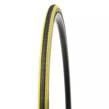 Велопокрышка KENDA K196 KONTENDER, 700х23С (23-622), 60 TPI, клинчер, LR3, слик, желто-черный, 5-522842