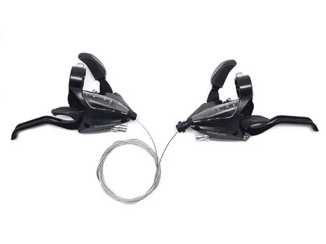 Шифтеры TBS KD-500 3+8 скоростей с торм. ручками, KD-500 3x8s