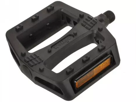 Педали WELLGO B107N, ВМХ, нейлоновые, ось Cr-Mo, с подшипниками, 112х102.4х28.4мм, 386г, B107N