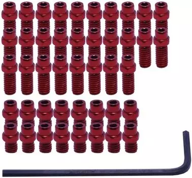 Шипы для велопедалей DMR Vault Pimp My Pedal, набор, красный, DMR-PIN-VAULT-R