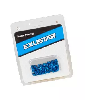 Шипы для велопедалей Shimano EXUSTAR, синие, с ключом, для BMX-педалей, 40 штук, 5-311359