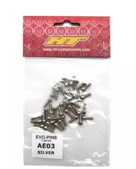 Шипы к педалям HT AE03 Pins Silver, 1363HT100013