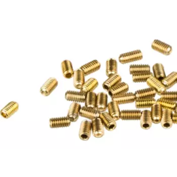 Шипы к велопедалям HT SP7 M4х7mm, 40 штук, AN01/AN06, золотой, 136AN01-GD-311