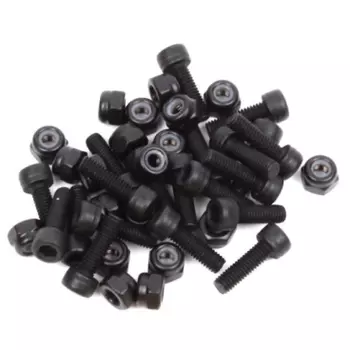 Шипы к велопедалям HT Steel Pins 1/8х8mm 32 штуки/ 1/8х10mm 8 штук, AE03/ME03, черный, 136AE03-BK-311