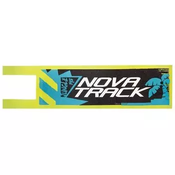 Шкурка-накладка Novatrack на деку городского самоката, 335*90 мм, зеленый, Х84125
