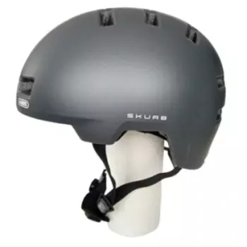 Шлем ABUS URBAN BMX Skurb, 12 вент. отв. с регулировкой размера, титан, 05-0040372