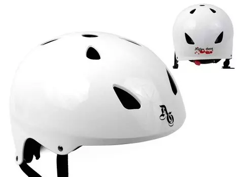 Шлем AUTHOR MISSION универсальный/ВМХ/FREESTYLE 091 Wht, 9 отверстий (54-58см) белый 8-9110030