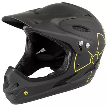 Шлем M-WAVE Freeride/DH/BMX FullFace ABS hard shell, черный матовый, 5-731298 (Размер L (57-61см) цвет: черный матовый)