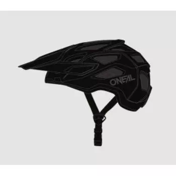 Шлем O'Neal PIKE SOLID black/gray S/M (55-58cm), 0009-S01