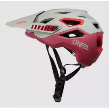 Шлем O'Neal PIKE SOLID gray/burgundy S/M (55-58cm), 0009-072