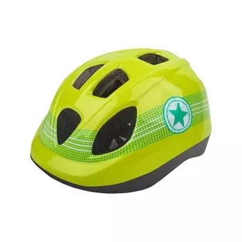 Шлем велосипедный детский Polisport XS KIDS POPSTAR, multi colour (Green) (Размер: XS 46/53)