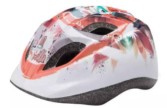 Шлем велосипедный детский Stels HB-8, рыже-белый (Размер: M)